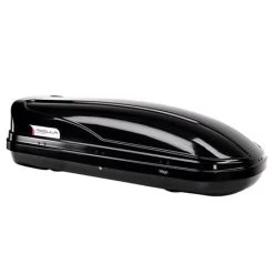 Wego 450l Black Roof Box, Double Side Opening