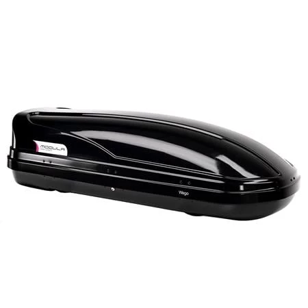 Wego 450l Black Roof Box, Double Side Opening