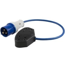 Maypole 230v Uk Twin Trailing Socket