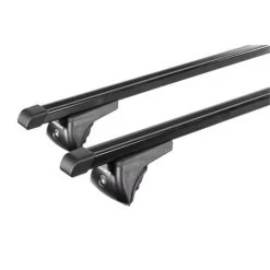 Nordrive Quadra Black Steel Roof Bars For Bmw 2 Series Active Tourer 2014 Onwards, With Solid Roof Rails