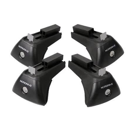 Nordrive Quadra Black Steel Roof Bars For Bmw 2 Series Active Tourer 2014 Onwards, With Solid Roof Rails - Image 7