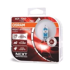 Osram Night Breaker Laser H7 Bulb - Twin Pack For Bmw 2 Series Active Tourer, 2014 Onwards