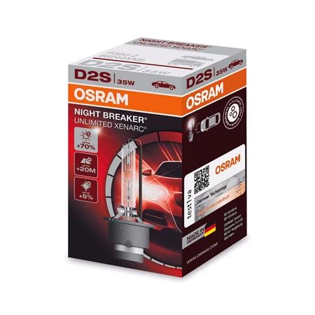 Osram Xenarc Night Breaker Unlimited D2s Xenon Bulb White - Single - Image 3