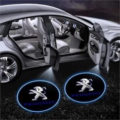Peugeot Car Door Led Puddle Lights Set (X2) - Wireless