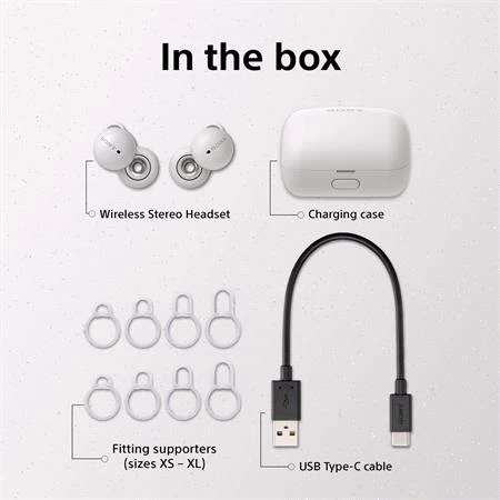 Sony Linkbuds Wfl900w In - Ear True Wireless Earbuds - White - Image 5