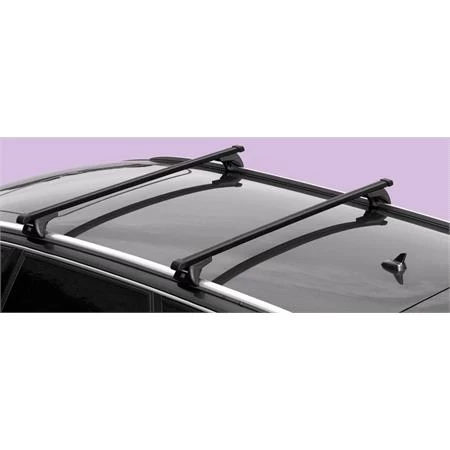 Nordrive Quadra Black Steel Roof Bars For Bmw 2 Series Active Tourer 2014 Onwards, With Solid Roof Rails - Image 5