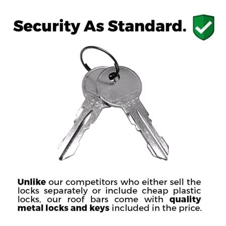 Nordrive Snap Black Steel Aero Roof Bars For Bmw 2 Series Active Tourer 2014 Onwards, With Solid Roof Rails - Image 4