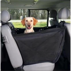 Trixie Dividable Dog Car Seat Protector With Side Panels In Plush Fleece
