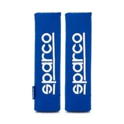 Sparco Comfortable Blue Seat Belt Cover - 2 Pack