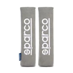 Sparco Comfortable Grey Seat Belt Cover - 2 Pack