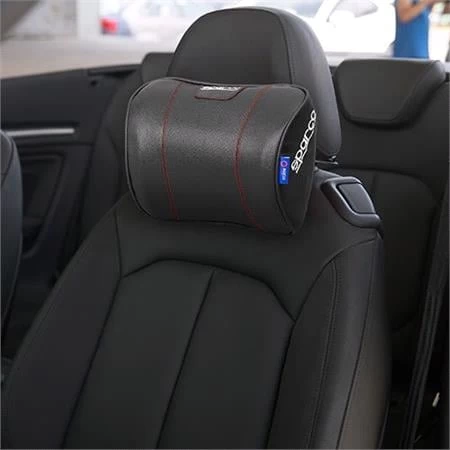 Sparco Memory Foam Travel Neck Pillow - Black - Image 2