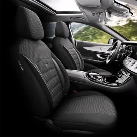 Premium Cotton Leather Car Seat Covers Sport Plus Line - Black For Bmw 2 Series Active Tourer 2014 Onwards - Image 10