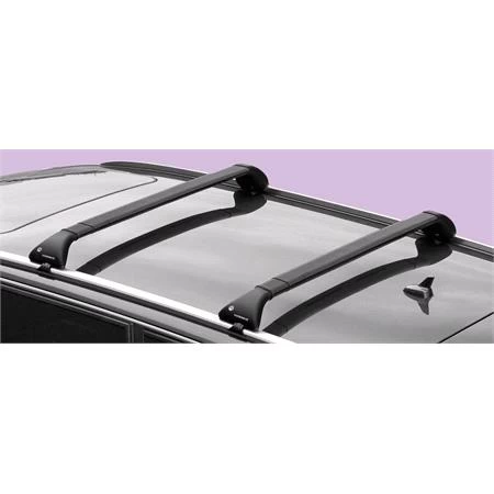 Nordrive Snap Black Steel Aero Roof Bars For Bmw 2 Series Active Tourer 2014 Onwards, With Solid Roof Rails - Image 6