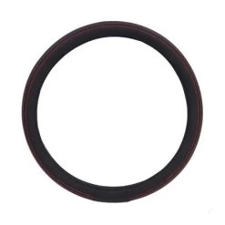 Steering Wheel Cover - Black With Red Stitching - 37 - 39cm