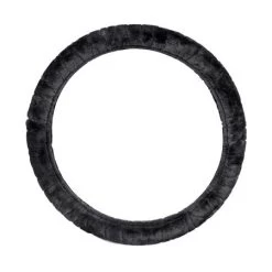 Steering Wheel Cover - Charcoal Comfort Plush - 37 - 39cm