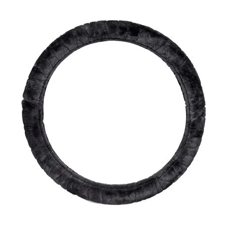 Steering Wheel Cover - Charcoal Comfort Plush - 37 - 39cm