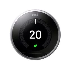 Google Nest Learning Thermostat 3rd Gen - Steel
