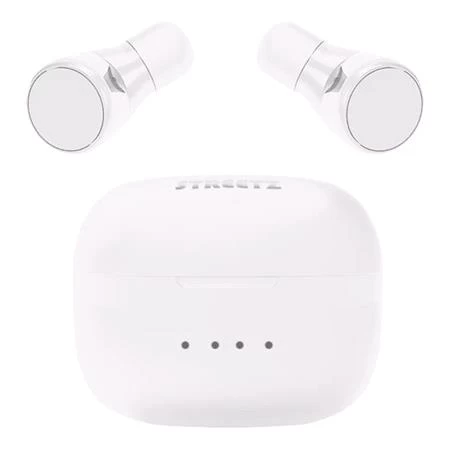 Streetz White True Wireless Earbuds In Charge Case