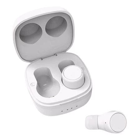 Streetz White True Wireless Earbuds In Charge Case - Image 2