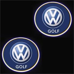 Vw Golf Car Door Led Puddle Lights Set (X2) - Wireless