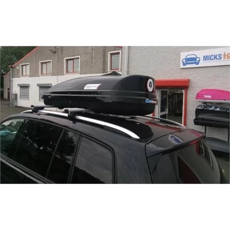 Wego 450l Black Roof Box, Double Side Opening - Image 8