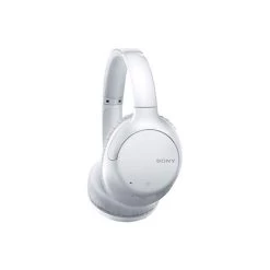 Sony White Bluetooth Headphones Nfc Noise Cancel + Dual Mic