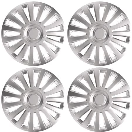 Luxury 14 Inch Wheel Trims Set - Silver - Image 2